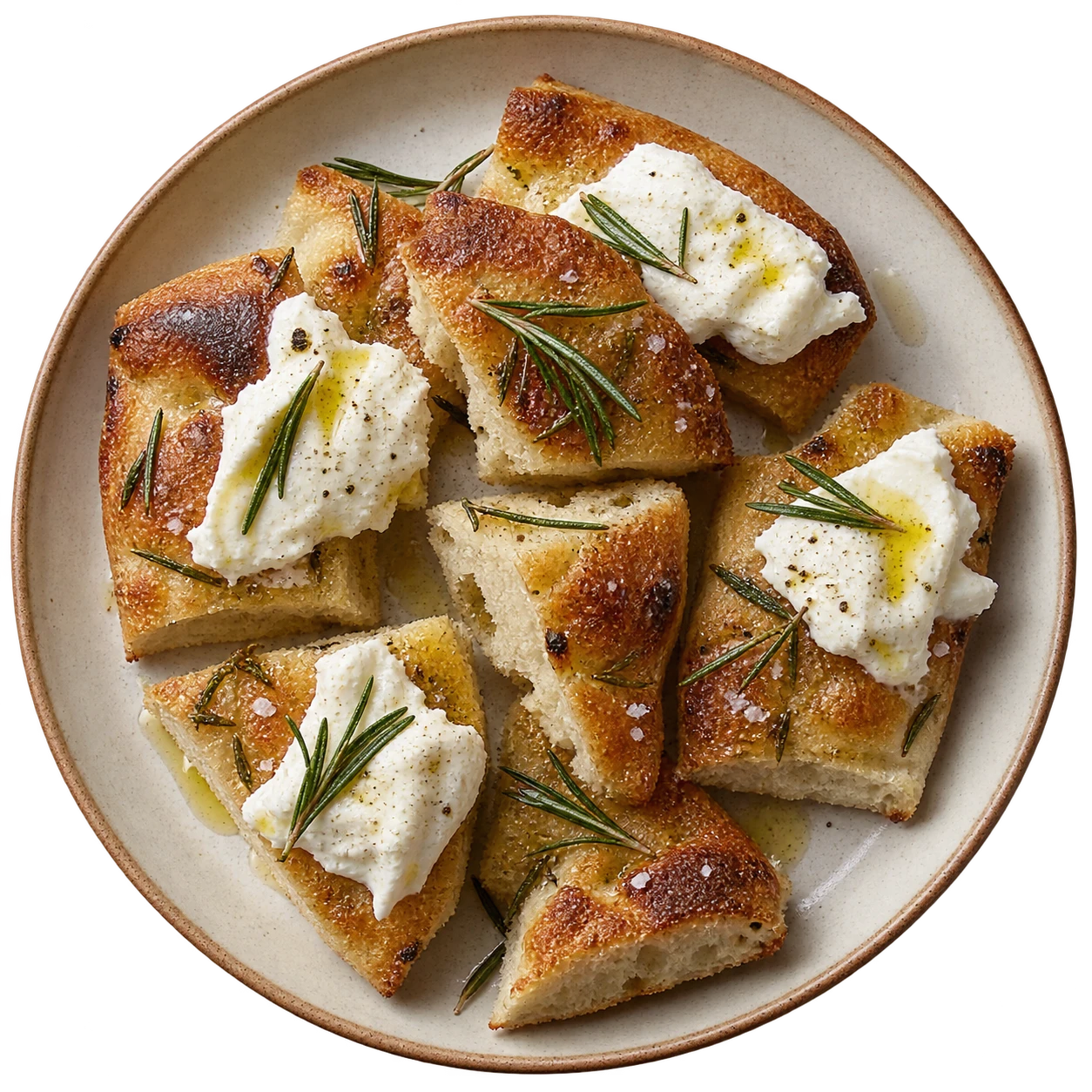 focaccia romarin chevre frais focaccia romarin chevre frais