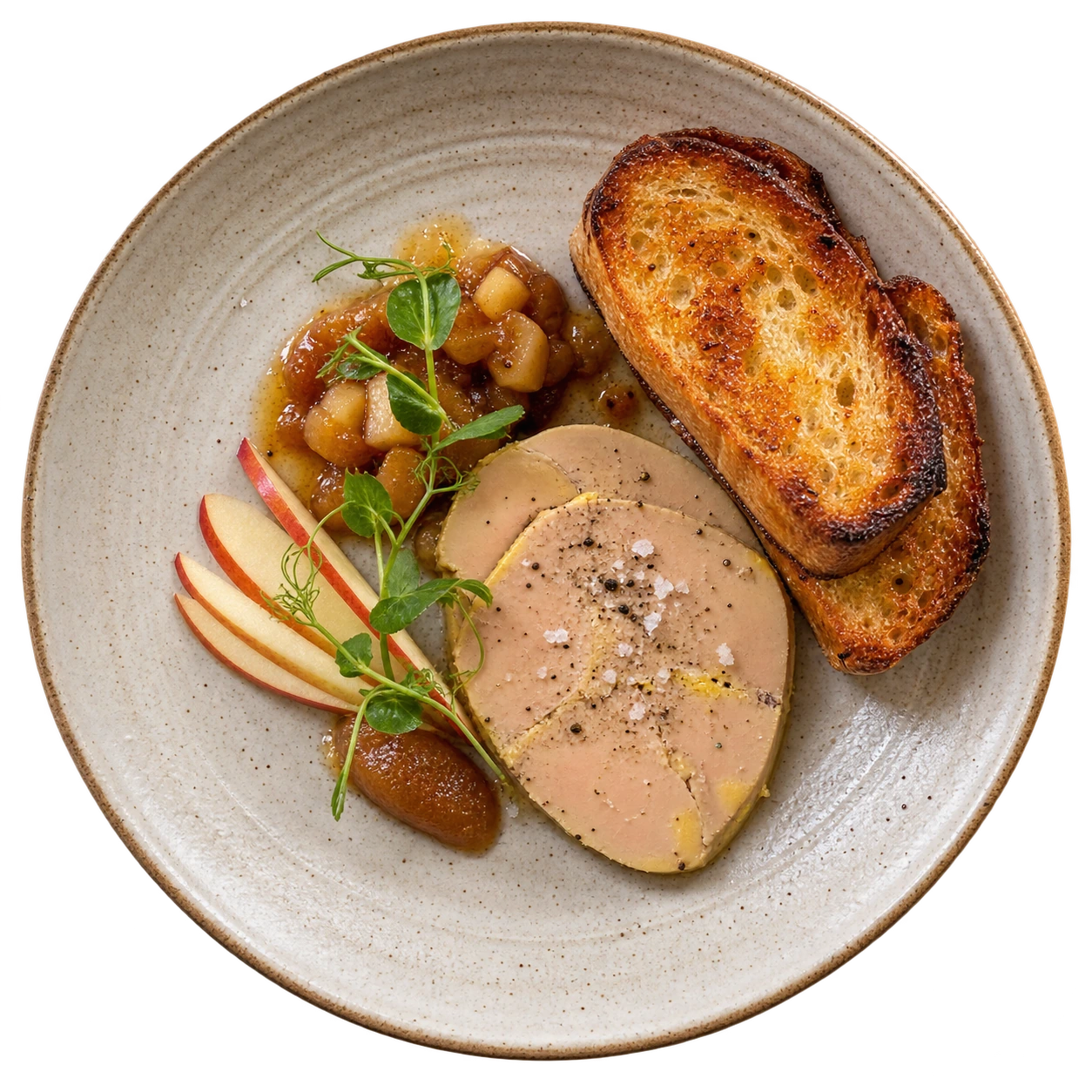 foie gras mi cuit pomme brioche foie gras mi cuit pomme brioche